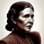 Placeholder: [[extrem stunning photorealistic carrie fisher as princess leia in star wars]] :: [[photorealistic sharp brown eyes, inticate ornate white gown, symmetrical short hair, head and shoulders portrait, 8k resolution photorealistic hyperdetailed portrait, intricately detailed, triadic colors]]