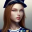 Placeholder: Police girl portrait