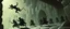 Placeholder: fantasy art, style of Escher ,Cat-and-mouse chase: A nimble figure leaps over the party's heads, pursued by guards. It's a wererat. They have a 50% chance of dropping a stolen pouch (containing 3d6 gp).