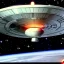 Placeholder: Ncc-1701 the starship Enterprise, warp drive, star trek