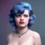Placeholder: Clara bow with blue hair, big sad eyes, flowers