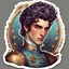 Placeholder: Pompous Prince in sticker idylic art style