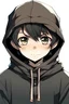 Placeholder: a anime kid with a oversized hoodie and a black bandana on