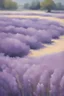 Placeholder: adults oil painting of a field of lavender, with its purple hues and calming scent style=oil painting, no outline , splashes of colors