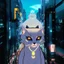 Placeholder: Cats cyber , Lazer eye , Tokyo city night view wallpaper
