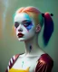 Placeholder: painting by koson ohara and marta bevacqua, Harley Quinn