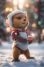 Placeholder: last Christmas adult star bear squirrel chat robot, bokeh like f/0.8, tilt-shift lens 8k, high detail, smooth render, down-light, unreal engine, prize winning