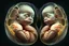 Placeholder: One twin in the womb