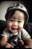 Placeholder: cute baby picture from an old camera of uploaded image