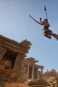 Placeholder: Tomb Raider, parkour action, ancient temple, torches, unreal engine 5