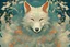 Placeholder: portrait of a mystic wolf, by victo ngai, by Hokusai, rbg, psychedelic, fractals, sacred geometry, medicine, sacred