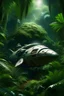 Placeholder: space ship in the jungle