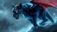 Placeholder: A panther with shimmering dragon scary ,cool wings