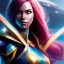 Placeholder: Gorgeous TeenTitans heroine Concept art Grownup TeenTitan girl by Rossdraws, WLOP, Artgerm