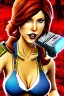 Placeholder: Lauren Phillips cosplaying as Lilith from Borderlands