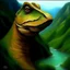 Placeholder: Dinosaur head oil painting Alvazovsky