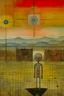 Placeholder: The solitary spark of life in the boundless kingdom of death, the lonely centre point in the region of loneliness. This picture with its two or three mysterious objects opens out before us like the apocalypse itself, Klee