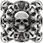 Placeholder: detailed spiral staircase skulls fibonacci vegvisir