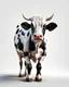 Placeholder: 3 D REALISTIC COW IN WHITE BACKGROUND