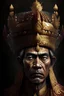 Placeholder: The face of the Brawijaya king with a beautiful crown and a great robe