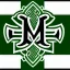 Placeholder: Boston Shamrocks American Football team logo, legible script that says Boston