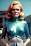 Placeholder: Ultra Realistic retro sci-fi, Supermarket parking scene, 1960 year, blonde woman, sweet young Juliane moore face, x ray lights eyes, face makeup, tight latex coat, levitating cars, many panic people, Retro sci-fi style, soft color, highly detailed, unreal engine 5, ray tracing, RTX, lumen lighting, ultra detail, volumetric lighting, 3d, finely drawn, high definition, high resolution.