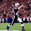 Placeholder: Tom Brady scoring a touchdown