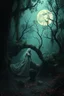 Placeholder: Surreal. Macabre, romance, gothic, Let this longing fall asleep in an instant. In eerie jungle like otherworld.
