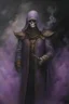 Placeholder: Portrait of Lordicur Whowho - oil painting by Heime Limey - fire, fog, mist, smoke and purple rain