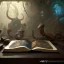 Placeholder: mdjrny-v4 style, magic spell book sitting on a table in the catacombs, hypermaximalist, insanely detailed and intricate, octane render, unreal engine, 8k, by greg rutkowski and Peter Mohrbacher and magali villeneuve