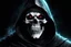 Placeholder: ultra high image quality, Grim Reaper Close-up of an set against AMOLED-worthy pure black backdrop, fantasy art style infused with filter, tailored for vertical wallpaper, exclusive design with no duplicates, radiating beauty suitable for a PC screen image, vivid colors, ultra fine, digital painting.