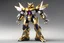 Placeholder: Striker Megazord which has the colours Gold and Silver also made from the Mantis Wrecker Zord and the Scarab Jet Zord