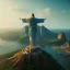 Placeholder: Christ the Redeemer, beautiful, landscape,sunset, unreal engine 5, cinematic lighting, photorealistic, realistic, hyper detailed, 8k, octane render, cinema 4d