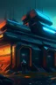 Placeholder: cyberpunk retro futuristic bunkers far away