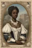 Placeholder: Create an image representing the "fancy girl" industry controlled by Armfield and Franklin, with scenes of transportation and trade. Depict the contrast between the lives of slaves considered "fancy girls" and other slaves during that era.