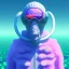 Placeholder: Vaporwave pool person