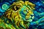 Placeholder: lion van gogh style