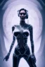 Placeholder: cyberpunk, black latex body, women, body portrai, big boobs, open mouth, highlight eyes perfect, skin, tron, cyborg , perfekt, real, dream, hr giger