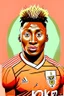 Placeholder: Andre Onana Footballer cartoon 2d