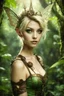 Placeholder: Gorgeous Realistic Photography steampunk pixie with a resemblance to Beautiful Tinkerbell,natural beauty, in wonderland jungles