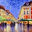 Placeholder: city block french impressionist