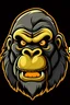 Placeholder: 164x164 pixels logo. an angry gorilla with the text GIF in front