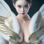 Placeholder: beautiful smooth realistic Japanese robot girl, extremely sharp detail, finely tuned detail, ultra high definition, 8 k, unreal engine 5, ultra sharp focus, accurate wings, in flying mode