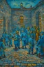 Placeholder: Van Gogh the prisoners Bosch painting style