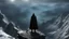 Placeholder: The hooded sorcerer on the mountain top