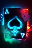Placeholder: Poker Neon Ace Card IPhone Wallpaper HD - IPhone Wallpapers