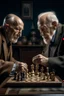 Placeholder: Accurate, high-quality image of two old men playing chess