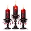 Placeholder: watercolor drawing gothic maroon candles with flowers, rubies and lace, on a white background, Trending on Artstation, {creative commons}, fanart, AIart, {Woolitize}, by Charlie Bowater, Illustration, Color Grading, Filmic, Nikon D750, Brenizer Method, Side-View, Perspective, Depth of Field, Field of View, F/2.8, Lens Flare, Tonal Colors, 8K, Full-HD, ProPhoto RGB, Perfectionism, Rim Li