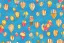 Placeholder: giftwrap pattern with watercolor of hot air balloons, children's book illustration, white parchment paper, wrapping paper, white linen, in the style of e. h. shepard, in the style of classic winnie the pooh