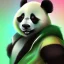 Placeholder: A panda furry with mint fur color that can use ice rainbow superpowers